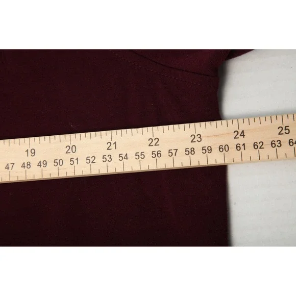 Johnston & Murphy XC4 Pullover Shirt Mens Large Maroon Quarter Zip Stretch - Picture 7 of 11